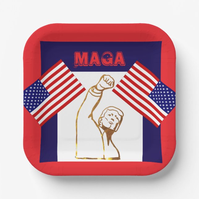 TRUMP PAPER PLATE (Front)