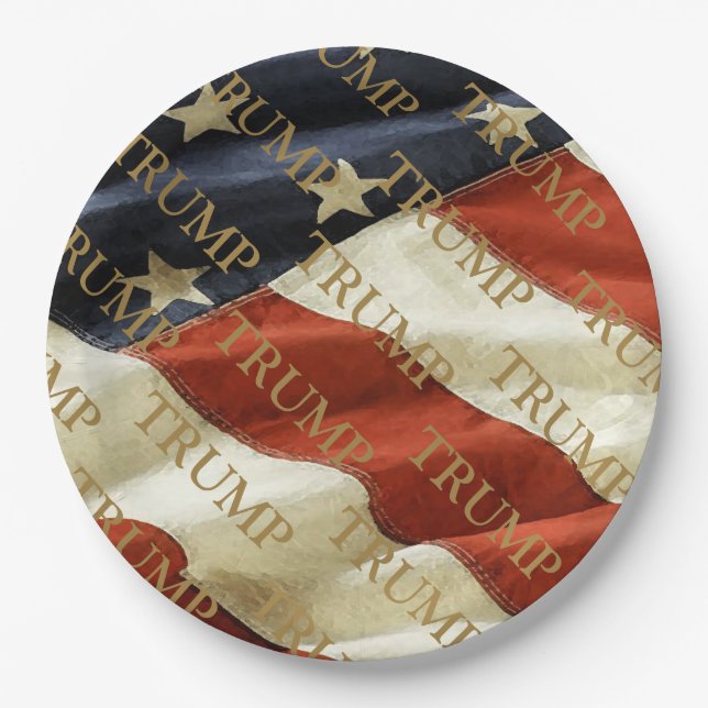 TRUMP PAPER PLATE (Front)