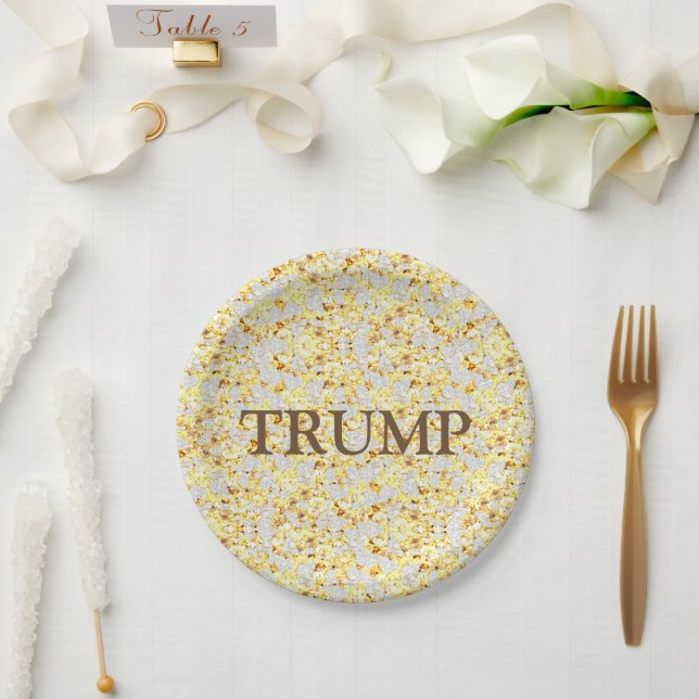 TRUMP PAPER PLATE (Wedding)