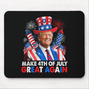 Trump Patriotic Firework Make 4th Of July Great Ag Mouse Pad