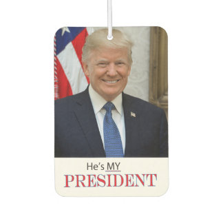 Trump Patriotic 🚗 USA He's My President Car Air Freshener