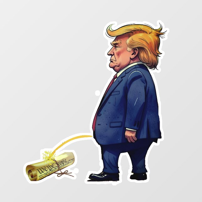 Trump Pees on Constitution (Sheet)