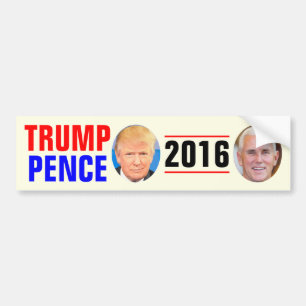 Trump Pence 2016 Bumper Sticker