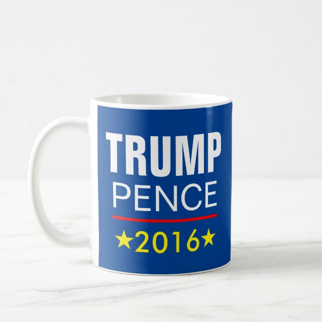 TRUMP PENCE 2016 COFFEE MUG (Left)