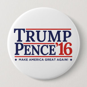 Trump Pence 2016 Election Button