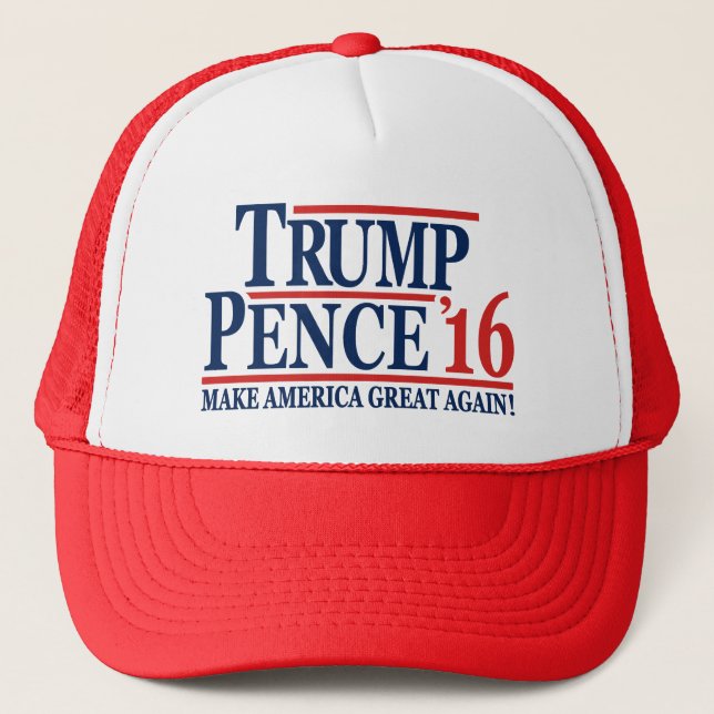Trump Pence 2016 Hats (Front)