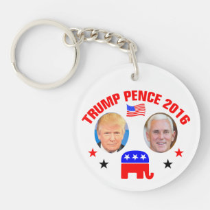 TRUMP PENCE 2016 KEY RING