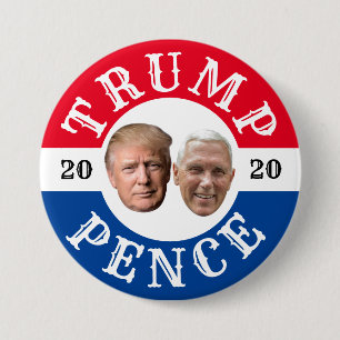 Trump Pence 2020 Button