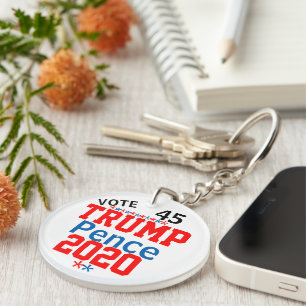 Trump Pence 2020 EDIT Names Details Key Ring