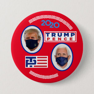 Trump / Pence covid-2020 7.5 Cm Round Badge