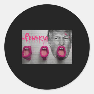 Trump Pendejo _ Resist _ Anti Trump _ Impeach Trum Classic Round Sticker
