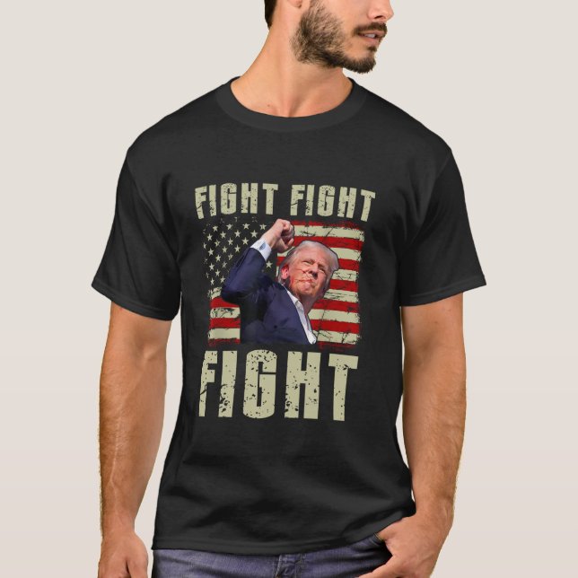 Trump Pennsylvania Trump 2024 Fight Fight Fight T  T-Shirt (Front)