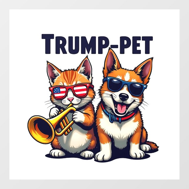 Trump pet Trump Make Our Pets Safe Again Trumpet (Sheet)