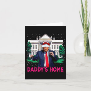 Trump Pink 2024 Take America Ck Daddy's Home Chris Card