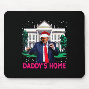 Trump Pink 2024 Take America Ck Daddy's Home Chris Mouse Pad