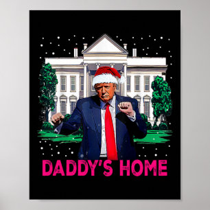 Trump Pink 2024 Take America Ck Daddy's Home Chris Poster
