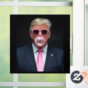 Trump Pink Bubble Gum President 47 USA