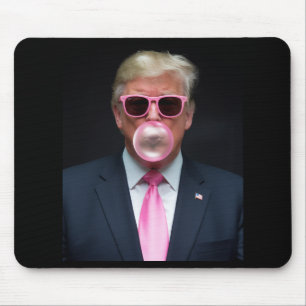 Trump Pink Bubble Gum President 47 USA Mouse Pad
