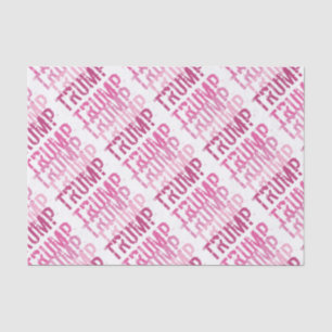 Trump Pink Tissue Paper Gift Wrap Supplies