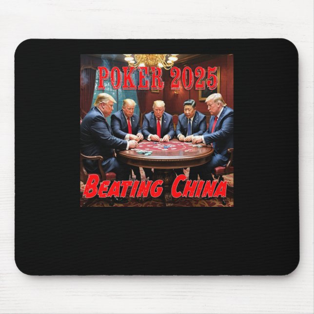 Trump Poker 2025  Mouse Pad (Front)