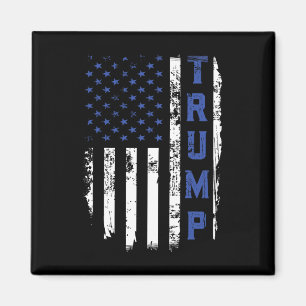 Trump Police Thin Blue Line Republican Cop Usa Fla Magnet
