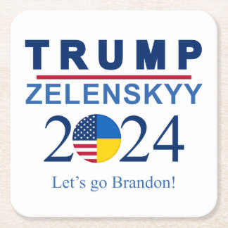 Trump political satire coasters