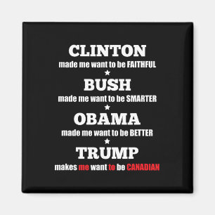 Trump Political Tee For Independents And Liberals  Magnet