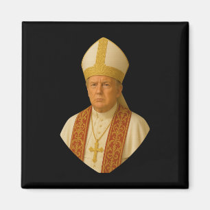 Trump Pope Graphic – Funny Political Design  Magnet