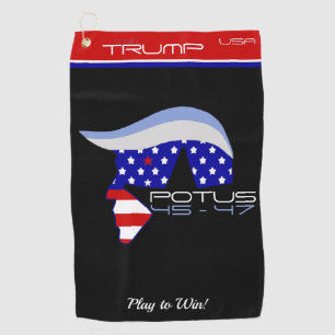 TRUMP POTUS 45-47 Golf Towel