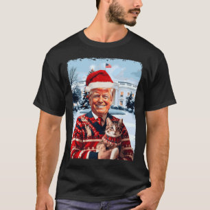 Trump President 47th Make Christmas Great Again Tr T-Shirt
