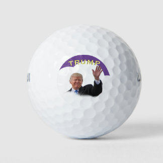 Trump President Portrait 🇺🇸😁 Waving Golf Balls