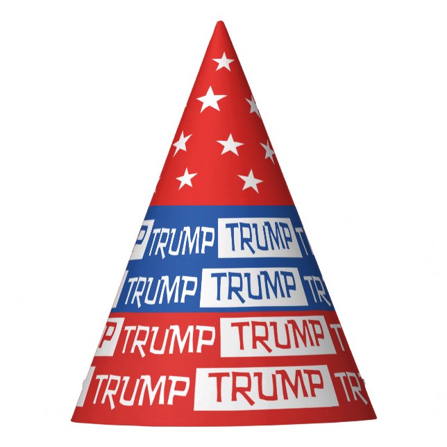 Trump - President TRUMP Paper Party Hat (Front)