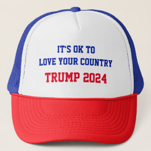 Trump presidential campaign trucker hat