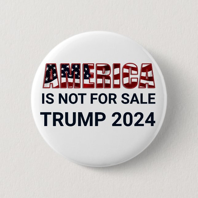 Trump Presidential election button. Button (Front)