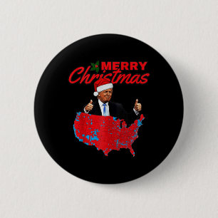 Trump Presidential Election Results Map Funny Chri 6 Cm Round Badge