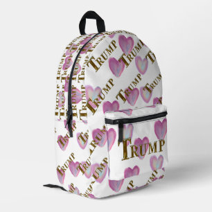 TRUMP PRINTED BACKPACK