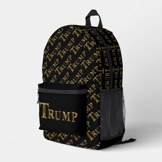 TRUMP PRINTED BACKPACK (Back Corner Right)
