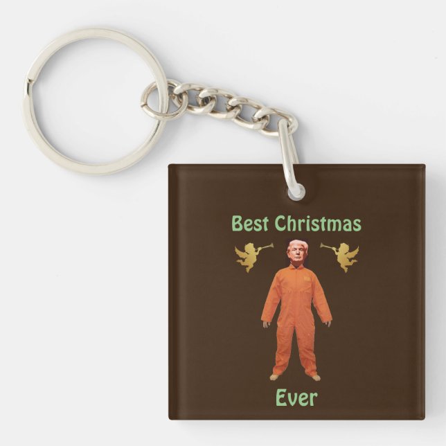Trump Prisoner Keychain (Front)