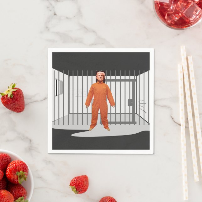 Trump Prisoner Paper Napkin (Insitu)