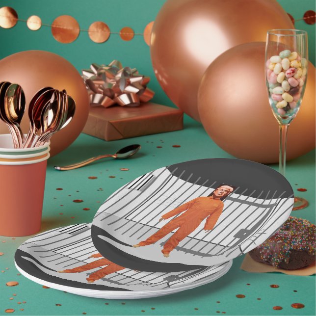 Trump Prisoner Paper Plate (Multi)