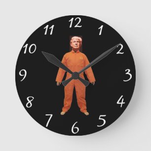 Trump Prisoner Wall Clock