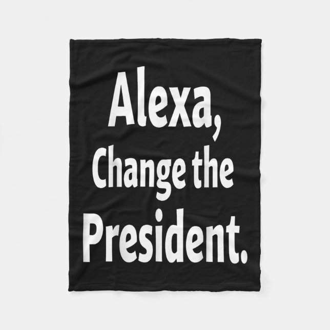 Trump Protest Anti Political _1  Fleece Blanket (Front)