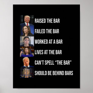 Trump Raised The R Failed The R Poster