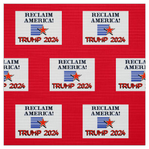 Trump Reclaim America Fabric