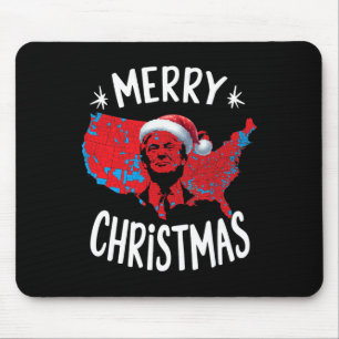 Trump Red Election Map Merry Christmas Trump Winne Mouse Pad
