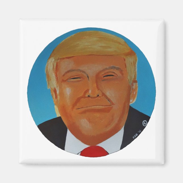 Trump refrigerator magnet (Front)