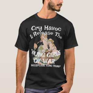 Trump Releases Underage Girls War Armageddon T-Shirt
