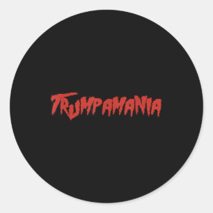 Trump Republican Convention Wrestling Meme Trumpam Classic Round Sticker