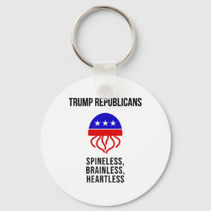 Trump Republican Jellyfish – Spineless Political S Key Ring