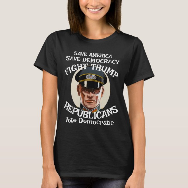 Trump Republican Party Grad Retirement Wedding WH T-Shirt (Front)